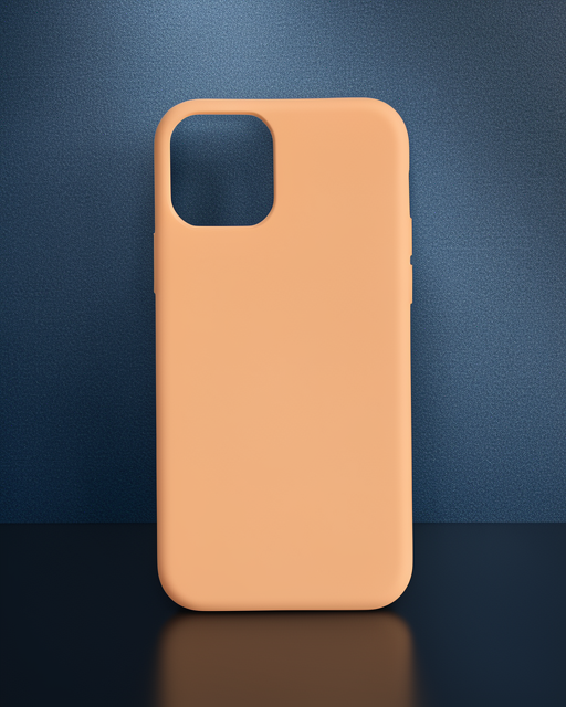 iPhone 12 Pro Max Kılıf Nano İçi Kadife Silikon - Turuncu