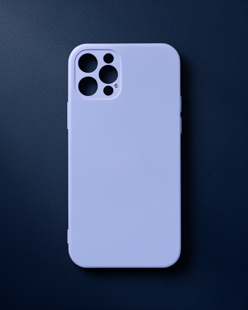 iPhone 12 Pro Max Kılıf Nano İçi Kadife Silikon - Lila
