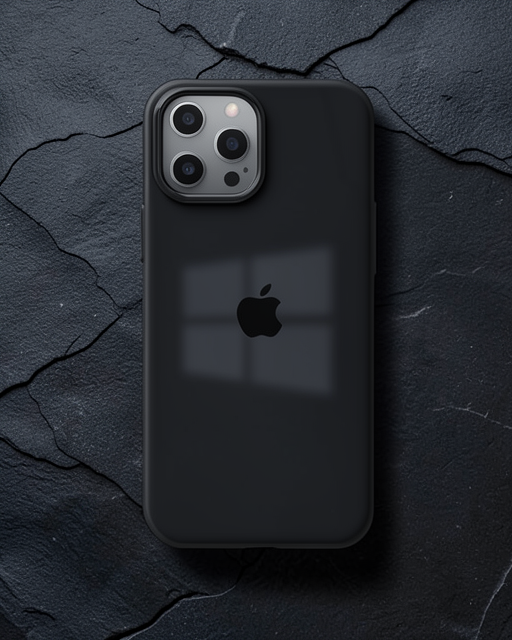 iPhone 12 Pro Max Kılıf Element Silikon - Siyah