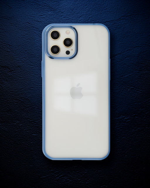 iPhone 12 Pro Max Kılıf Element Silikon - Mavi