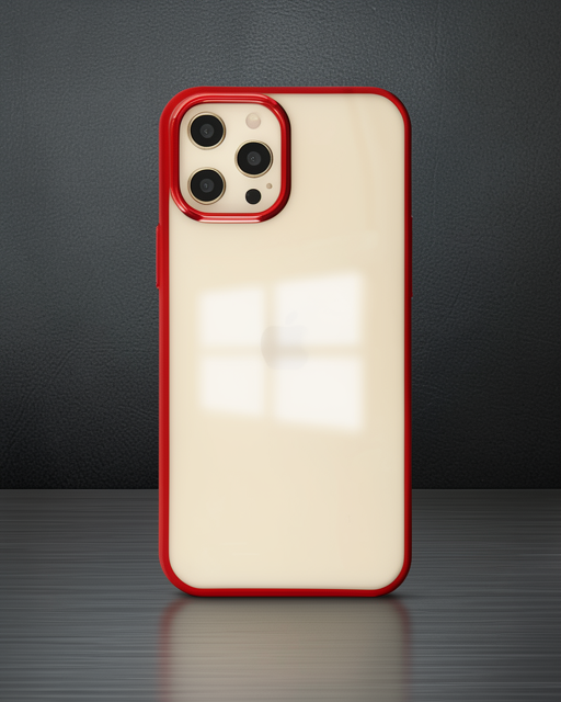 iPhone 12 Pro Max Kılıf Element Silikon - Kırmızı