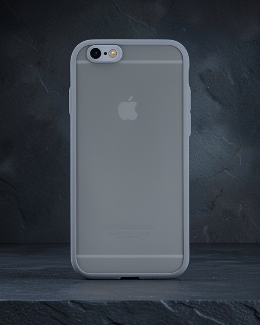 iPhone 6 Kılıf Montreal Silikon Kapak - Gri