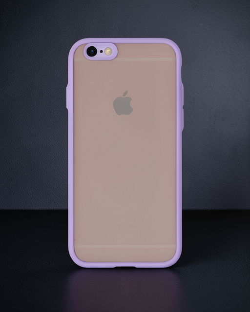 iPhone 6 Kılıf - Montreal Silikon Kapak - Mor
