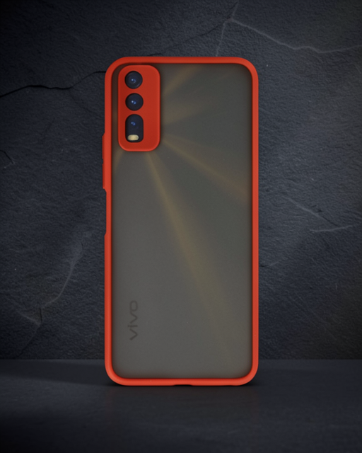 Vivo Y11S Kılıf - Montreal Silikon Kapak - Kırmızı