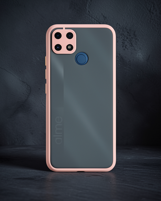 Realme C25 Kılıf - Montreal Silikon Kapak - Pembe