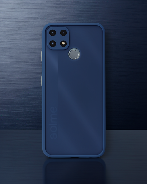 Realme C25 Kılıf - Montreal Silikon Kapak - Lacivert