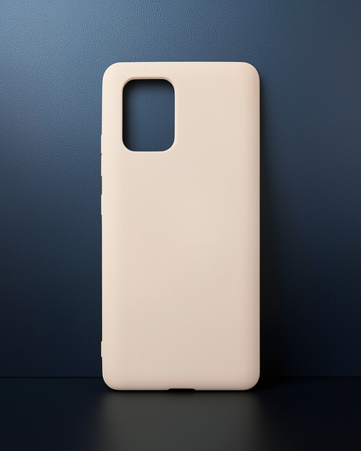 Samsung Galaxy A91 / S10 Lite Kılıf - Nano İçi Kadife Silikon - Pudra
