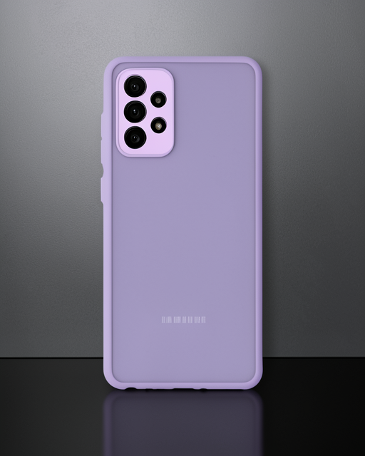 Samsung Galaxy A72 Kılıf - Montreal Silikon Kapak - Mor