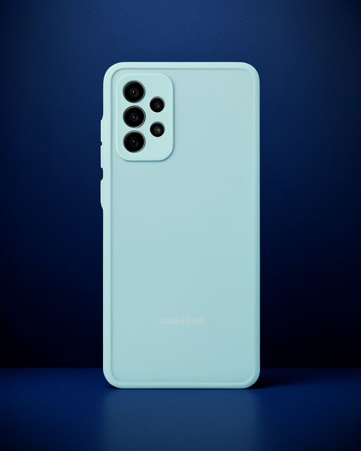 Samsung Galaxy A72 Kılıf - Montreal Silikon Kapak - Turkuaz