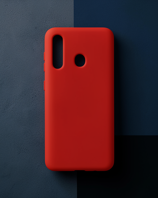 Samsung Galaxy M40 Kılıf Nano İçi Kadife Silikon - Kırmızı