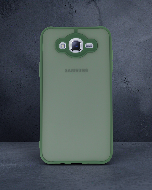 Samsung Galaxy J7 Kılıf - Montreal Silikon Kapak - Yeşil