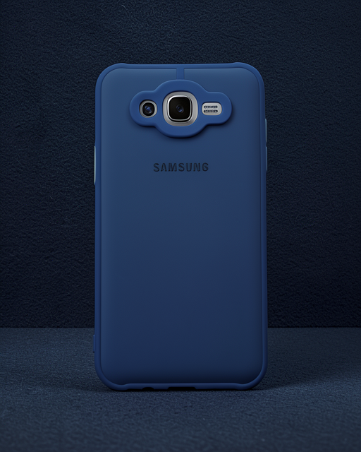 Samsung Galaxy J7 Kılıf Montreal Silikon - Lacivert