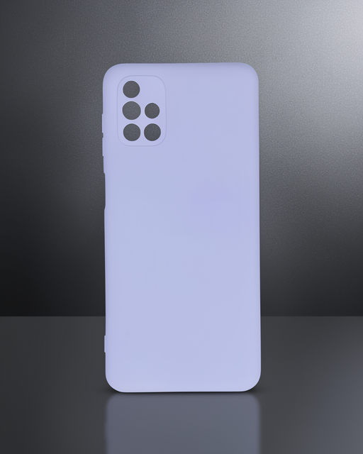 Samsung Galaxy M51 Kılıf Nano İçi Kadife Silikon - Lila