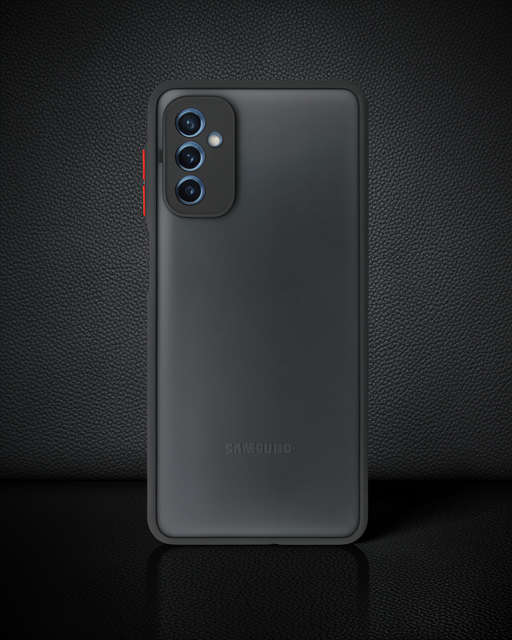 Samsung Galaxy M52 5G Kılıf - Montreal Silikon Kapak - Siyah