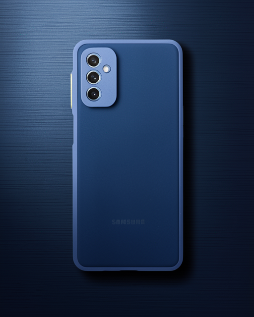 Samsung Galaxy M52 5G Kılıf - Montreal Silikon Kapak - Lacivert