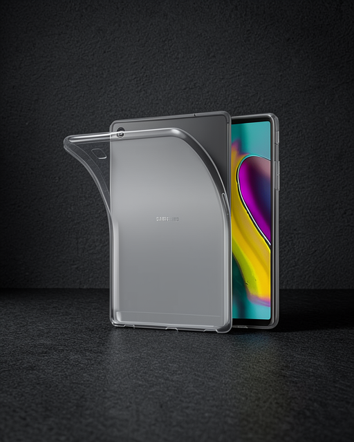 Samsung Galaxy T720 Tab S5e 10.5 Tablet Kılıf Şeffaf Silikon - Şeffaf