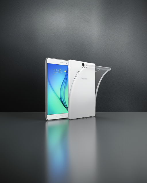 Samsung Galaxy T560 Tab E 9.7 Tablet Kılıf Şeffaf Silikon - Şeffaf
