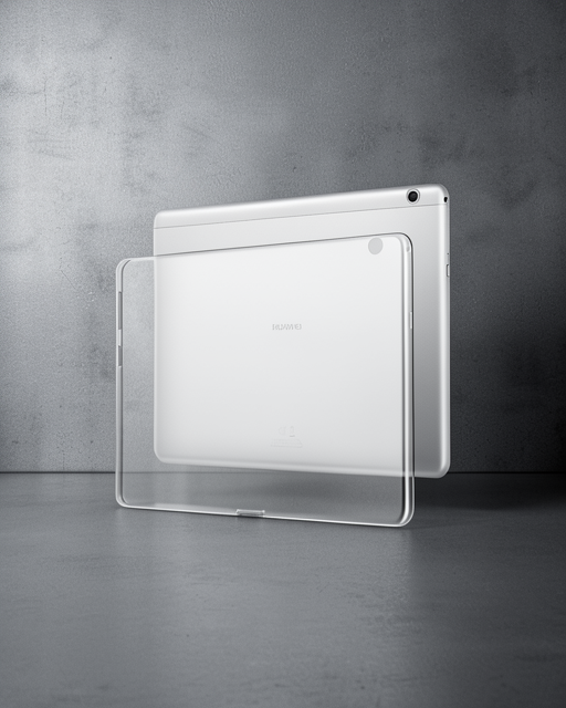 Huawei MediaPad T5 10 Tablet Kılıf Şeffaf Silikon - Şeffaf