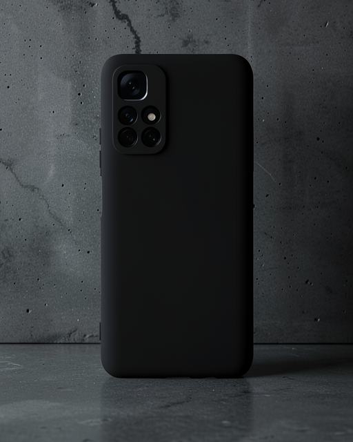 Xiaomi Redmi Note 11T Kılıf Nano İçi Kadife Silikon - Siyah