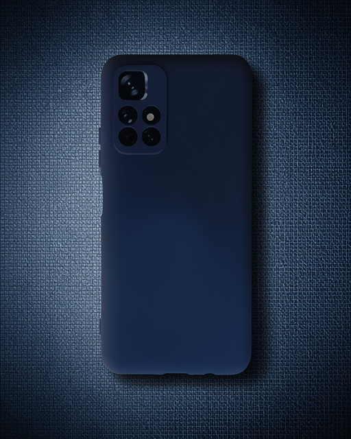 Xiaomi Redmi Note 11T Kılıf Nano İçi Kadife Silikon - Lacivert