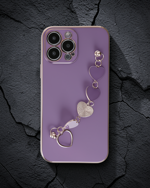 iPhone 14 Pro Max Kılıf Esila Silikon - Mor