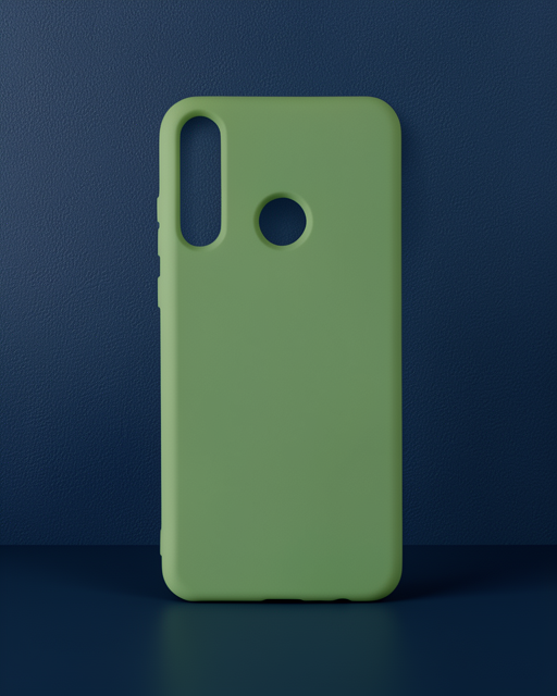 Huawei Y6P Kılıf Nano İçi Kadife Silikon - Yeşil