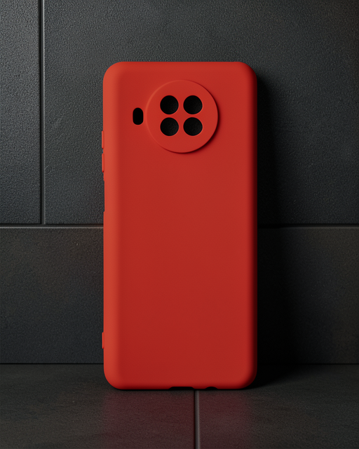 Xiaomi Mi 10T Lite Kılıf Nano İçi Kadife Silikon - Kırmızı