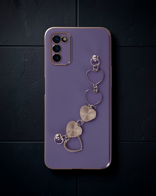 Samsung Galaxy A03S Kılıf Esila Silikon - Mor
