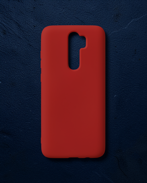 Xiaomi Redmi Note 8 Pro Kılıf Nano İçi Kadife Silikon - Kırmızı