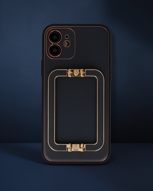 iPhone 12 Kılıf Coco Elit Kapak - Siyah