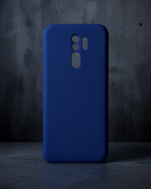 Xiaomi Redmi 9 Kılıf Nano İçi Kadife Silikon - Lacivert
