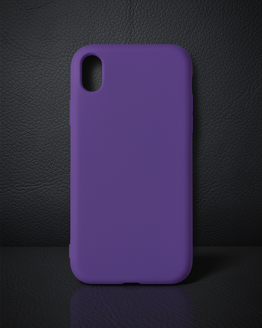 iPhone XR Kılıf Nano İçi Kadife Silikon - Mor