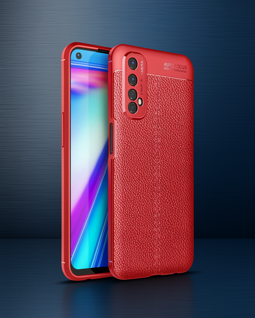 Realme 7 Kılıf - Auto Focus Kapak - Kırmızı