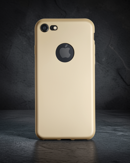 iPhone 7 Kılıf First Silikon - Gold