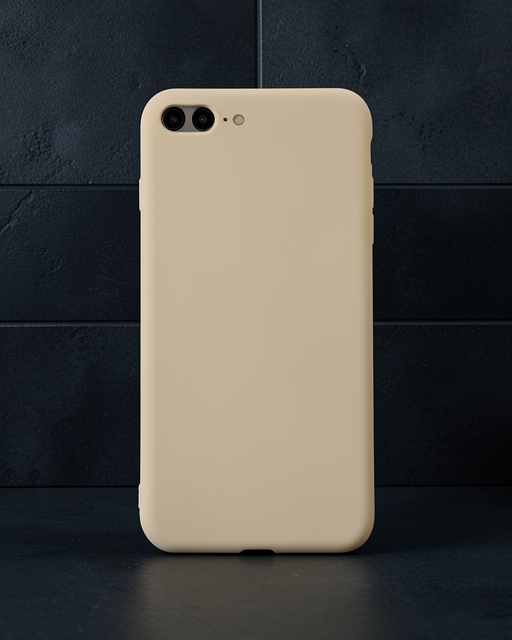 iPhone 7 Plus Kılıf First Silikon - Gold