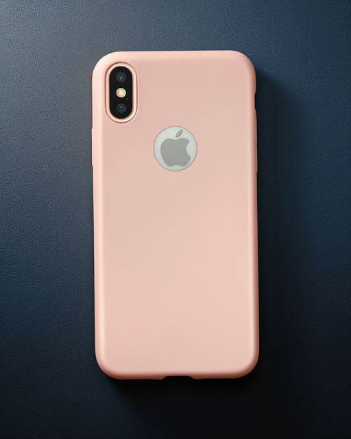 iPhone X Kılıf First Silikon - Rose Gold