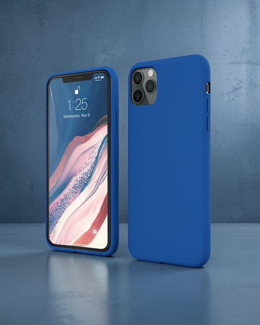 iPhone 11 Pro Kılıf First Silikon - Mavi