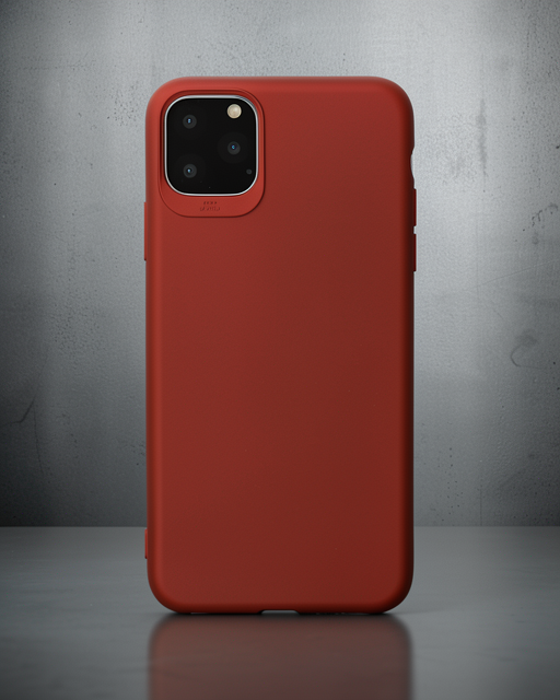 iPhone 11 Pro Max Kılıf First Silikon - Bordo