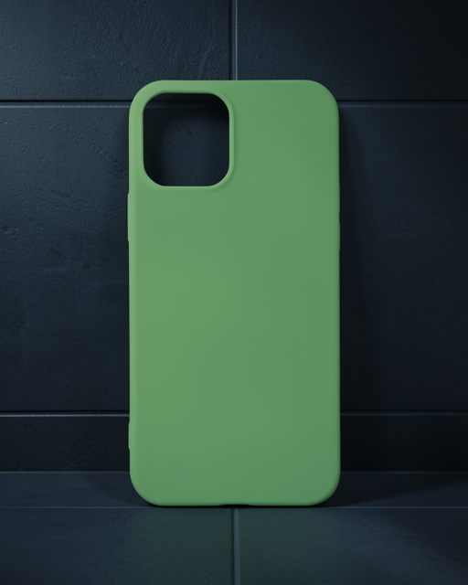 iPhone 12 Mini Kılıf First Silikon - Yeşil