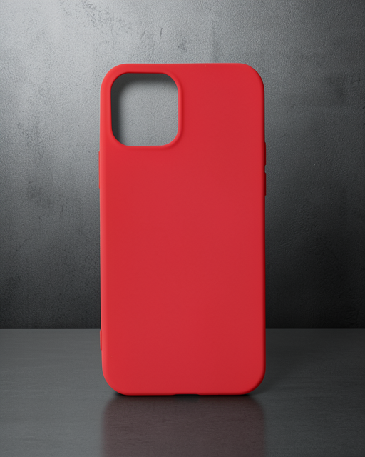 iPhone 12 Mini Kılıf First Silikon - Kırmızı
