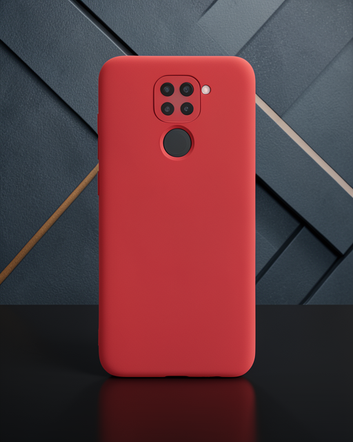 Xiaomi Redmi Note 9 Kılıf - Nano İçi Kadife Silikon Koyu Yeşil - Koyu Yeşil