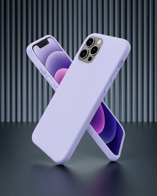 iPhone 12 Pro Max Kılıf First Silikon - Lila