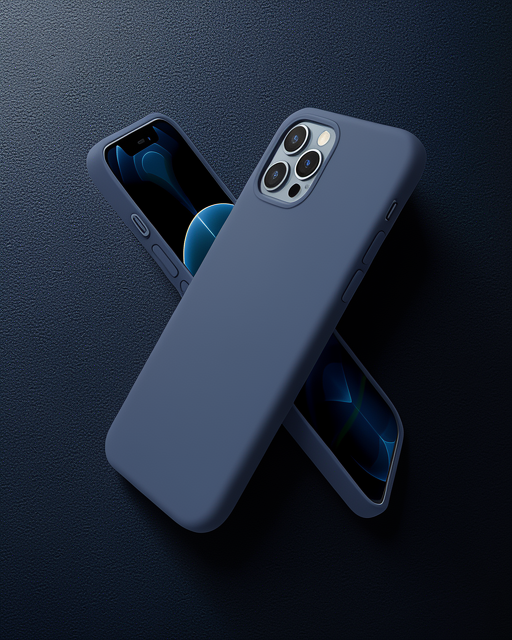 iPhone 12 Pro Max Kılıf First Silikon - Lacivert