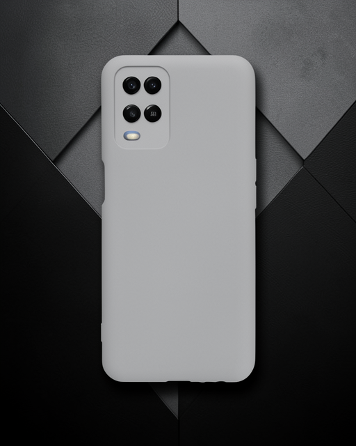 Oppo A54 4G Kılıf - Nano İçi Kadife Silikon - Gri