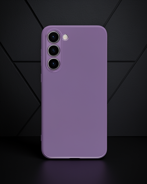 Samsung Galaxy S23 Kılıf Volet Silikon - Mor