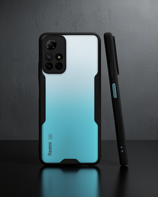Xiaomi Redmi Note 11T Kılıf Platin Silikon - Siyah