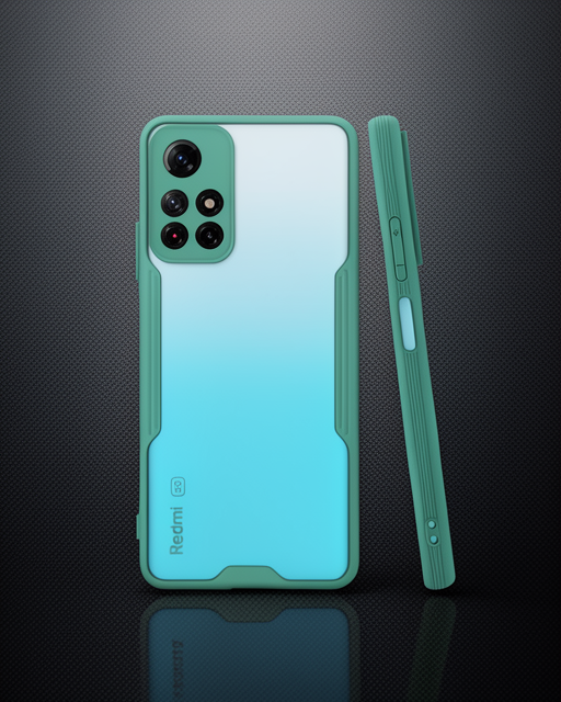 Xiaomi Redmi Note 11T Kılıf Platin Silikon - Yeşil