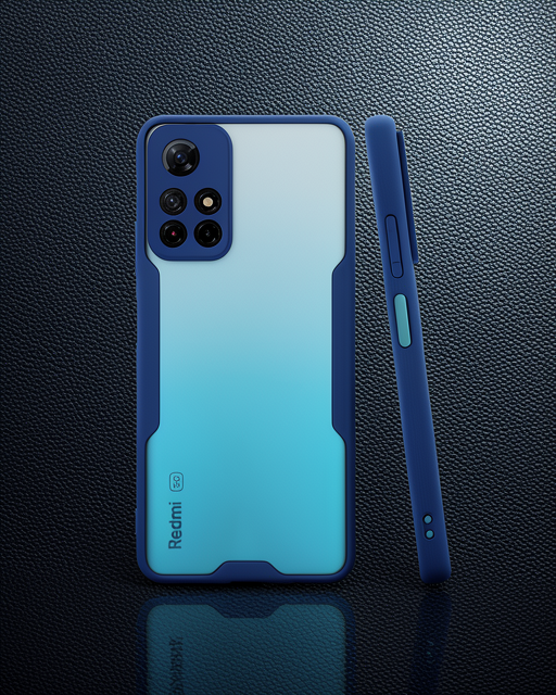 Xiaomi Redmi Note 11T Kılıf Platin Silikon - Lacivert