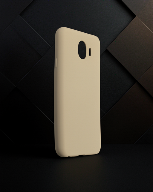 Samsung Galaxy J4 Kılıf First Silikon - Gold