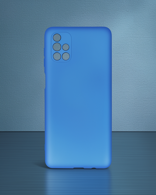 Samsung Galaxy M51 Kılıf - First Silikon - Mavi